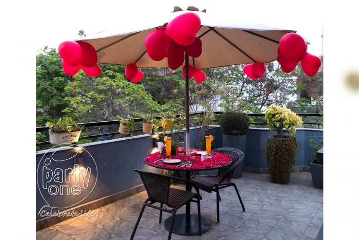 Rooftop Candlelight Dinner at Mango Suites