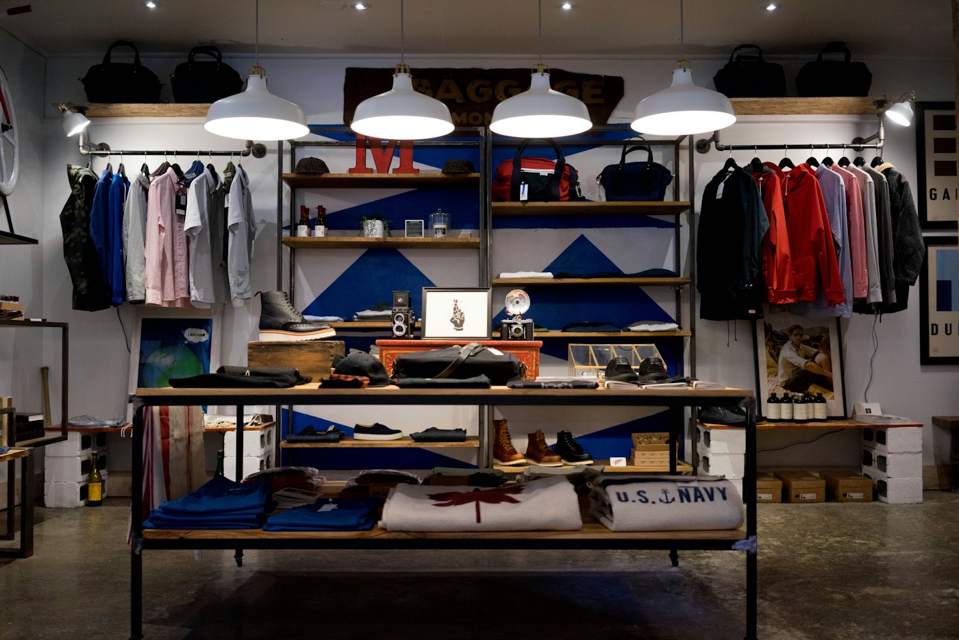 A curated independent clothing store
